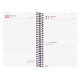 Agenda espiral finocam opaque e5, 117x181 mm. día página, tapas de polipropileno opaco, verde