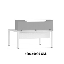 Módulo de recepción superior rocada, 160x40x30 cm. gris