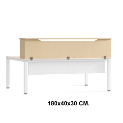 Módulo de recepción superior rocada, 180x40x30 cm. haya