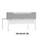 Módulo de recepción superior rocada, 180x40x30 cm. gris