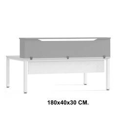 Módulo de recepción superior rocada, 180x40x30 cm. gris