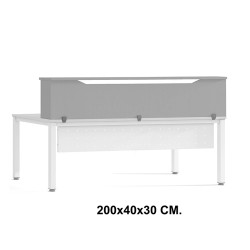 Módulo de recepción superior rocada, 200x40x30 cm. gris