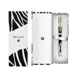 Roller de aluminio belius dualitá, 0,7 mm. negro/blanco, negro