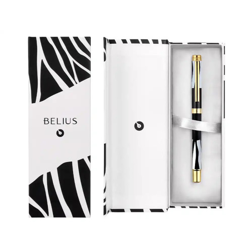 Roller de aluminio belius dualitá, 0,7 mm. negro/blanco, negro