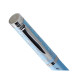 Pluma estilográfica de aluminio belius bella, azul celeste/plata, azul