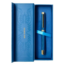 Roller de aluminio belius wild west, 0,7 mm. azul marino/dorado, negro