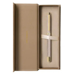 Roller de aluminio belius wild west, 0,7 mm. beige/dorado, negro