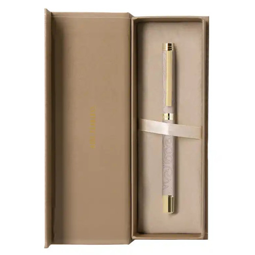 Roller de aluminio belius wild west, 0,7 mm. beige/dorado, negro