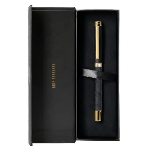 Roller de aluminio belius wild west, 0,7 mm. negro/dorado, negro