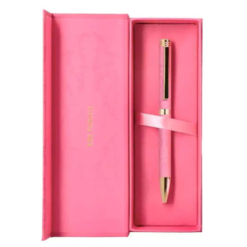 Bolígrafo de aluminio belius wild west, 0,8 mm. rosa/dorado, azul