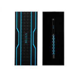 Bolígrafo de aluminio belius legacy, 0,8 mm. azul/negro, azul