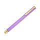 Bolígrafo de alumnio belius macaron bliss, 0,8 mm. morado/dorado, azul