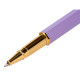 Bolígrafo de alumnio belius macaron bliss, 0,8 mm. morado/dorado, azul