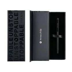 Roller de aluminio belius unstoppable, 0,7 mm. negro, negro