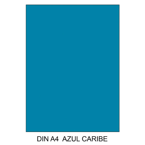 Cartulina canson iris, din a4, 185 grs/m². azul caribe