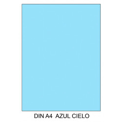 Cartulina canson iris, din a4, 185 grs/m². azul cielo