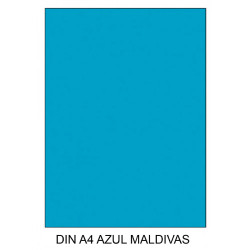 Cartulina canson iris, din a4, 185 grs/m². azul maldivas