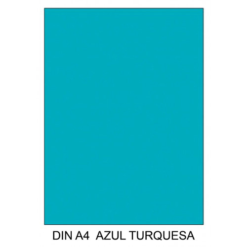 Cartulina canson iris, din a4, 185 grs/m². azul turquesa