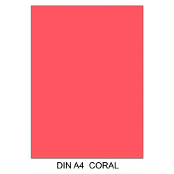 Cartulina canson iris, din a4, 185 grs/m². coral