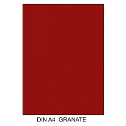 Cartulina canson iris, din a4, 185 grs/m². granate