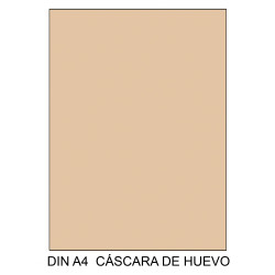 Cartulina canson iris, din a4, 185 grs/m². cáscara de huevo