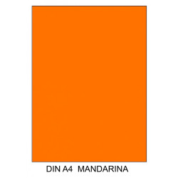 Cartulina canson iris, din a4, 185 grs/m². mandarina