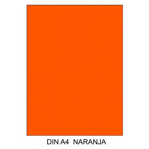 Cartulina canson iris, din a4, 185 grs/m². naranja