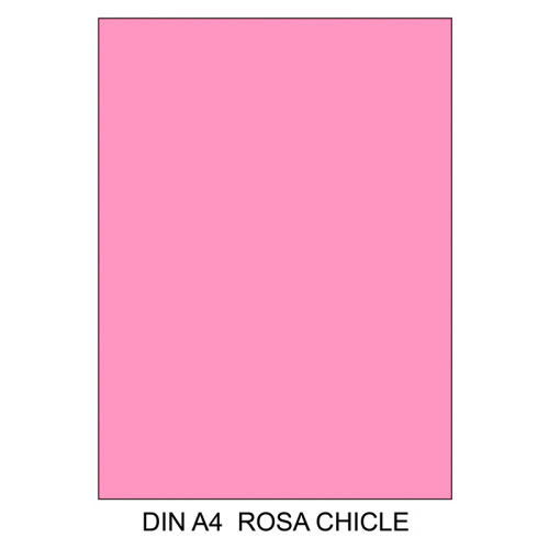 Cartulina canson iris, din a4, 185 grs/m². rosa chicle
