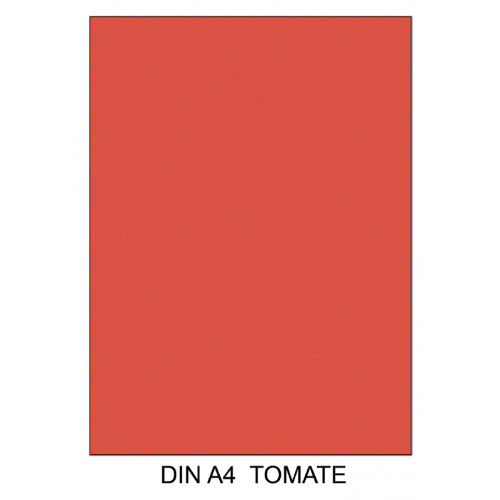 Cartulina canson iris, din a4, 185 grs/m². tomate