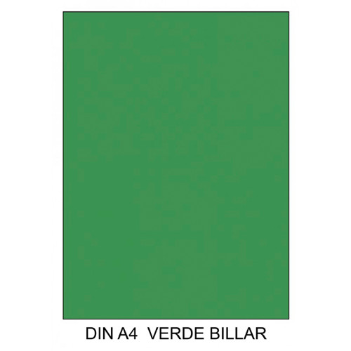 Cartulina canson iris, din a4, 185 grs/m². verde billar