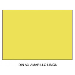 Cartulina canson iris, din a3, 185 grs/m². amarillo limón