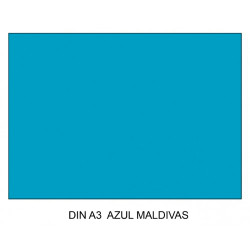 Cartulina canson iris, din a3, 185 grs/m². azul maldivas