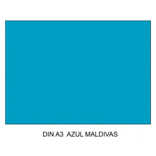 Cartulina canson iris, din a3, 185 grs/m². azul maldivas