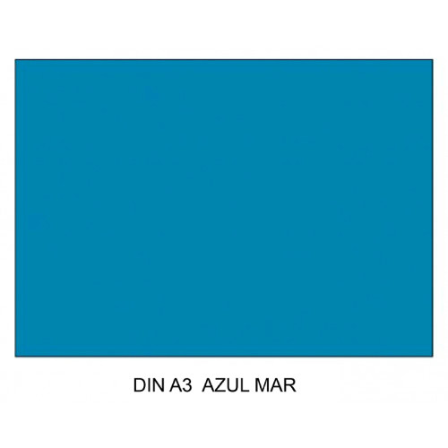 Cartulina canson iris, din a3, 185 grs/m². azul mar