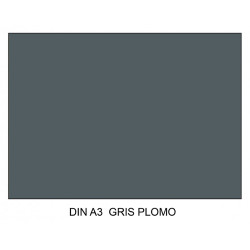 Cartulina canson iris, din a3, 185 grs/m². gris plomo