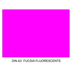 Cartulina canson iris, din a3, 250 grs/m². fucsia fluorescente