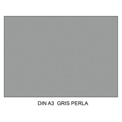 Cartulina canson iris, din a3, 185 grs/m². gris perla