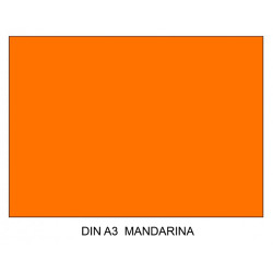 Cartulina canson iris, din a3, 185 grs/m². mandarina