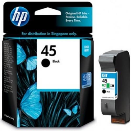 Cartucho ink-jet hewlett packard deskjet 710c/720c/810c, 45 negro