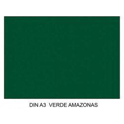 Cartulina canson iris, din a3, 185 grs/m². verde amazonas