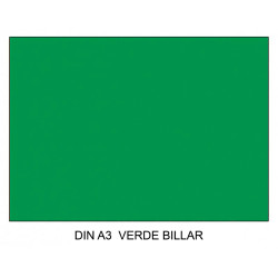 Cartulina canson iris, din a3, 185 grs/m². verde billar