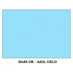 Cartulina canson iris, 50x65 cm. 185 grs/m². azul cielo