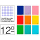 Cuaderno espiral tapa blanda liderpapel serie smart, 12º, 80 hj. 60 grs/m². 4x4 s/m. colores surtidos