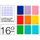Cuaderno espiral tapa blanda liderpapel serie smart, 16º, 80 hj. 60 grs/m². 4x4 s/m. colores surtidos