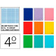 Cuaderno espiral tapa blanda liderpapel serie smart, 4º, 80 hj. 75 grs/m². milimetrado 2 mm. s/m. colores surtidos