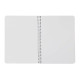 Cuaderno espiral tapa blanda liderpapel serie smart, din a4, 80 hj. 75 grs/m². liso s/m. colores surtidos