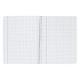 Cuaderno espiral tapa blanda liderpapel serie smart, 4º, 80 hj. 75 grs/m². 6x6 c/m. colores surtidos