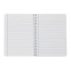 Cuaderno espiral tapa blanda liderpapel serie smart, din a4, 80 hj. 75 grs/m². rayado horizontal 8 mm. c/m. amarillo