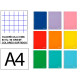 Cuaderno espiral tapa dura liderpapel serie witty, din a4, 80 hj. 90 grs/m². 8x8 c/m. colores surtidos