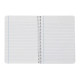 Cuaderno espiral con tapas de polipropileno liderpapel serie wonder, 4º, 80 hj. 90 grs/m². rayado horizontal 8 mm. c/m.